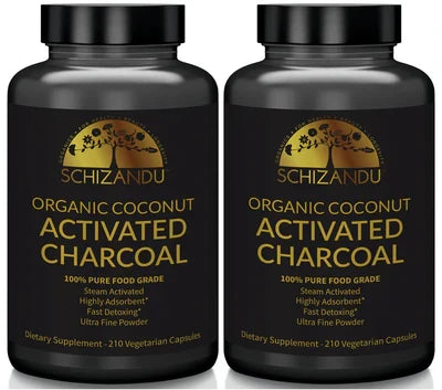 Schizandu Organic Coconut Activated Charcoal Capsules, photo 6